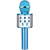 dmazing Microfono Karaoke Bluetooth Altavoz y Grabador KTV Tres en Uno - Juguetes y Regalos para Niños